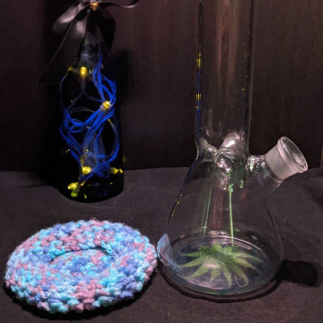 Cotton Candy Glass cover bong seat bong cover Multiple Etsy