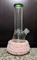 Velvety Pink Glass Cover | bong seat | bong cover *Multiple Sizes Available*