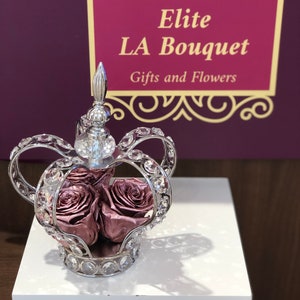 Gift for Wedding, Birthday, Crown With Real Preserved Roses - Etsy
