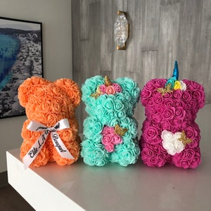 Valentine gift Rose Bear