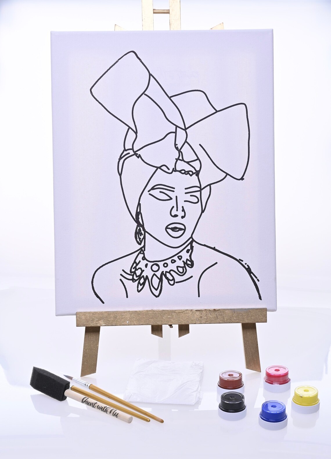 pre drawn canvas to paint pre drawn canvas to paint