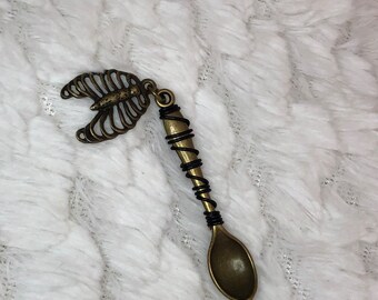 Wire wrapped mini spoon