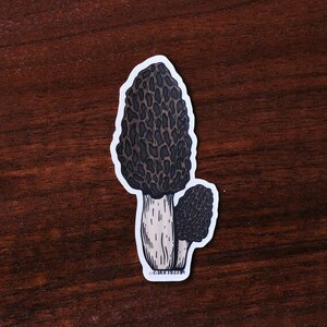 Morel Sticker