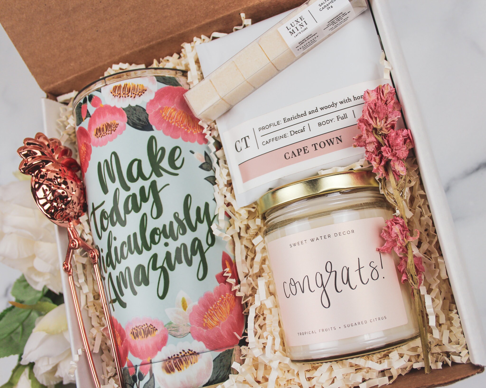 Congratulations Gift Box Graduation Gifts for Her New Job Etsy