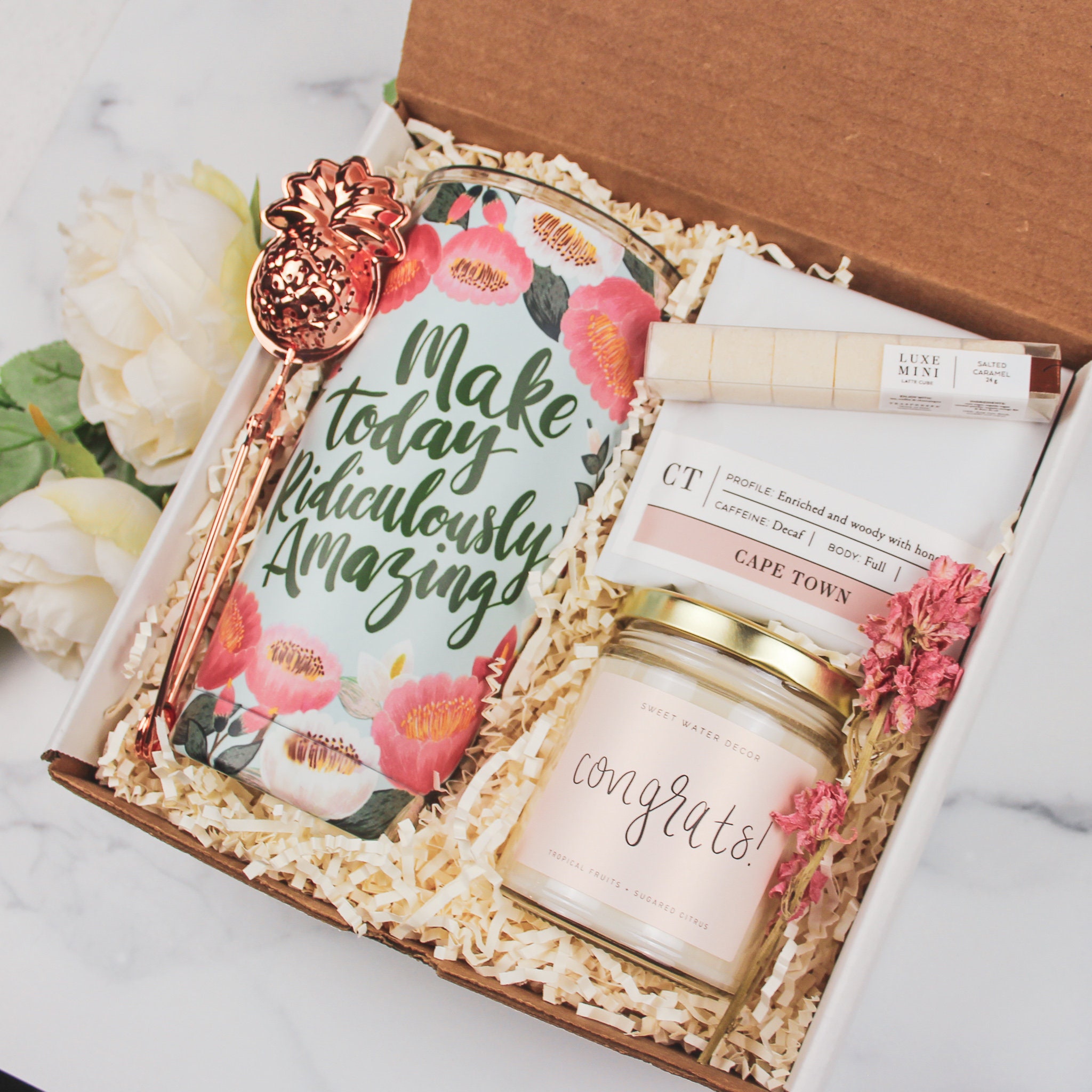 Congratulations Gift Box Graduation Gifts for Her New Job Etsy