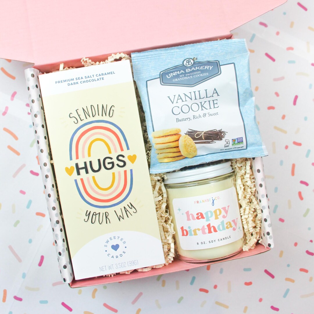 Happy Birthday Gift Box for Women, Birthday Gift Basket, Women