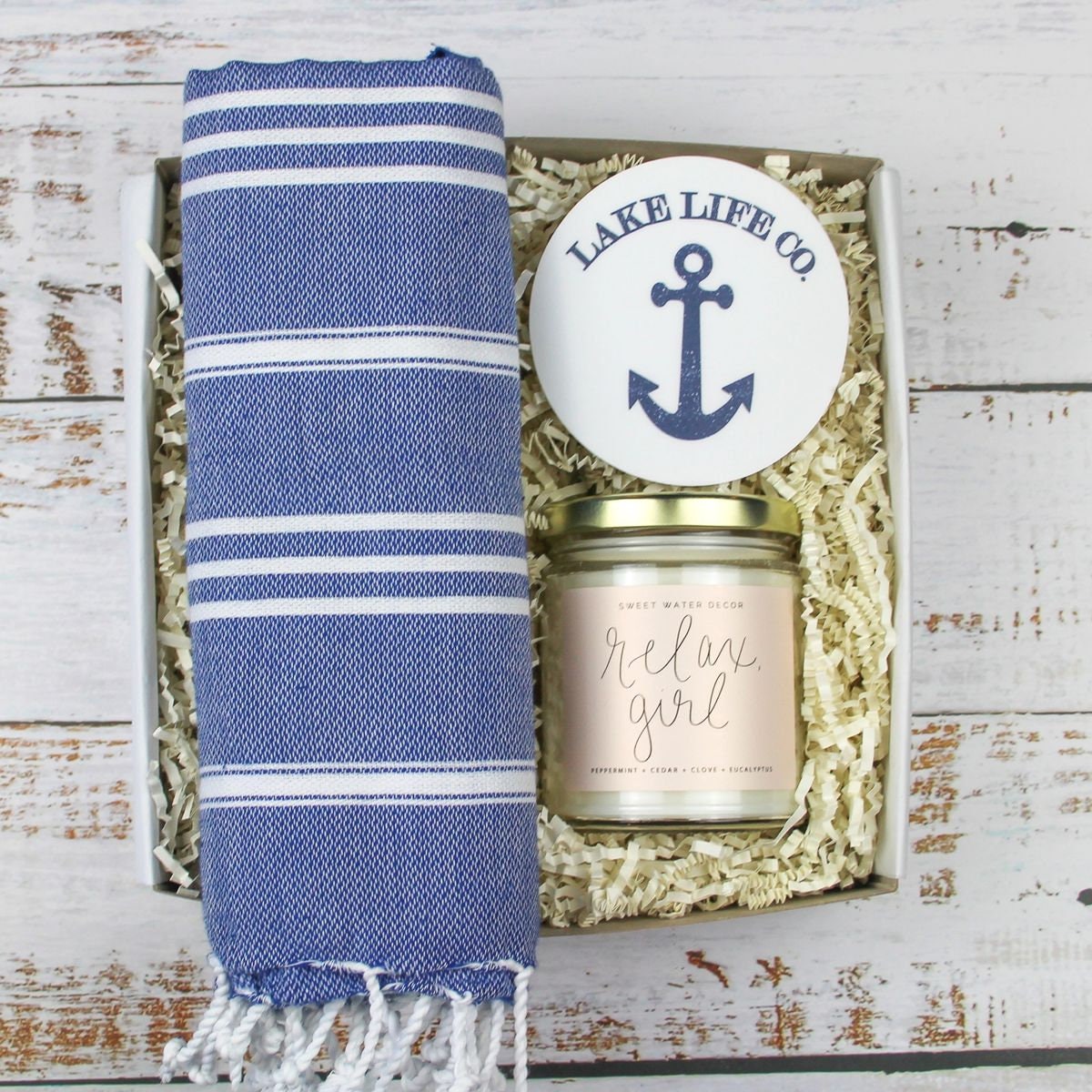 Lake Lover Gift Box Lake Life Gift Candle Gift Box Gifts Etsy
