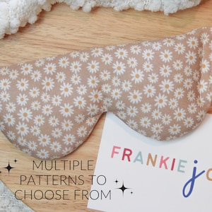 Weighted Eye Mask | Lavender Eye Mask Pillow  | Organic FlaxSeed Eye Mask | Aromatherapy & Stress Relief | Yoga Gift | Spa Sleep Relaxation