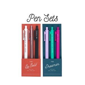 Motivational Badass Babes Pen Set – Stylish Scribe Stationery