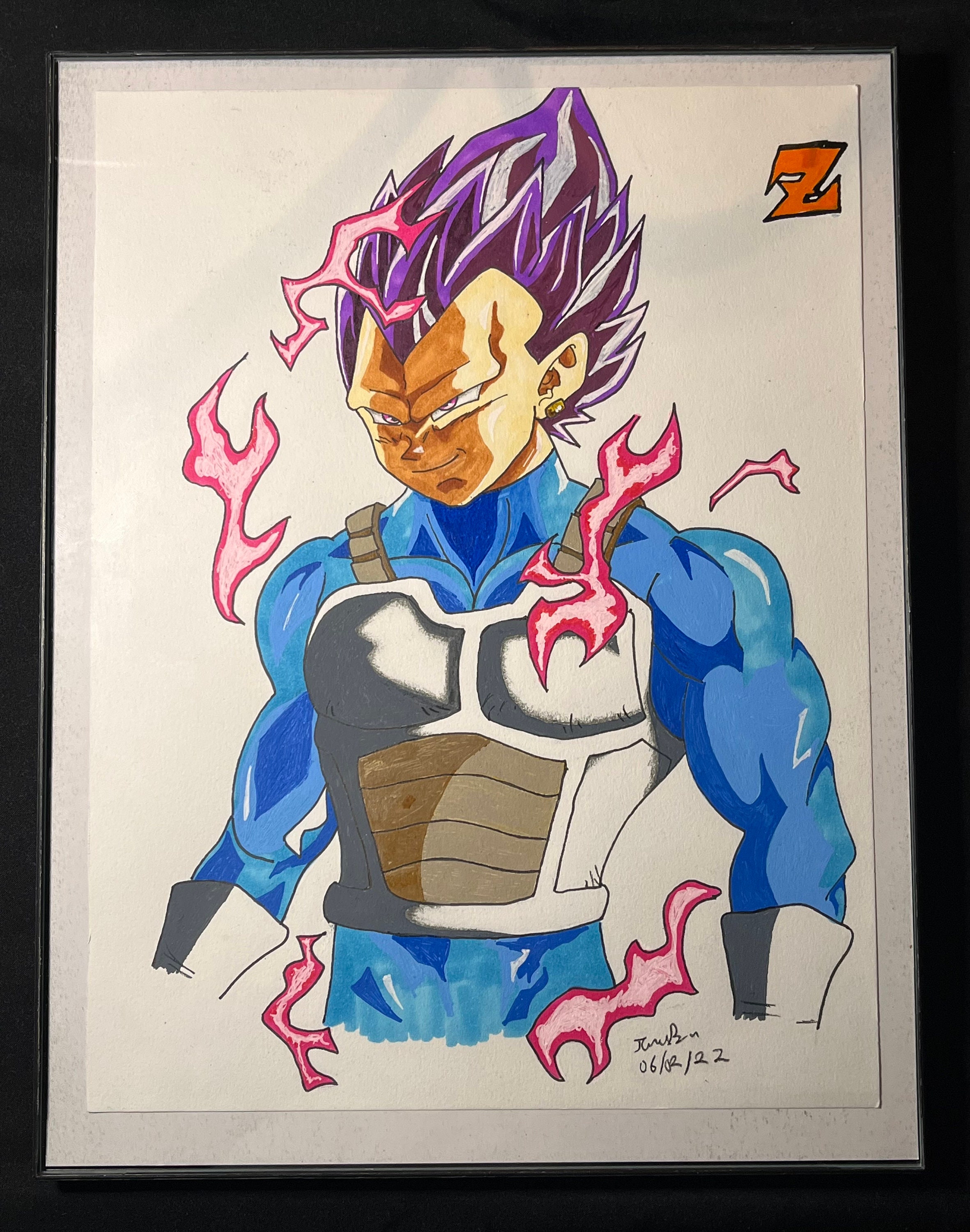 DRAWING VEGETA ULTRA EGO  Dragon Ball Super 