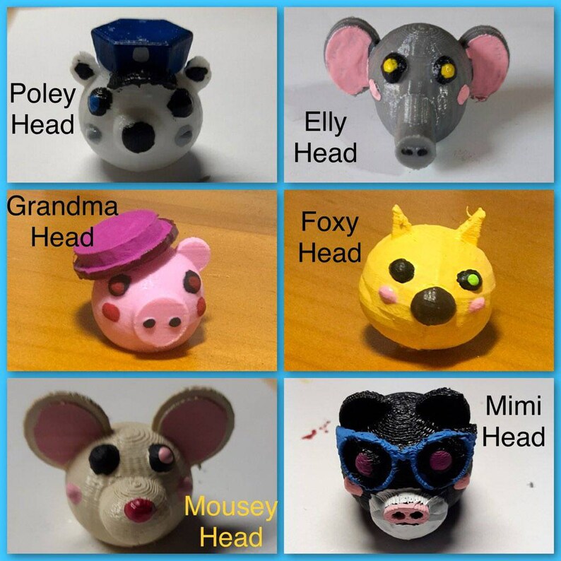 piggy roblox head toy