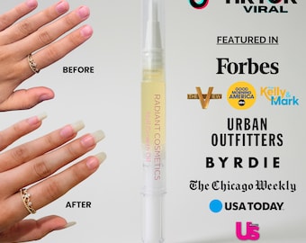 Organic Nail Growth Oil - Radiant Cosmetics, Strengthening & Brightening