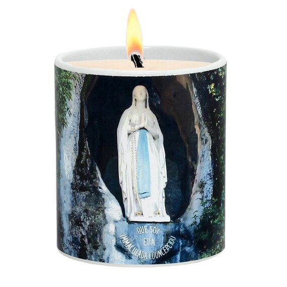 SUBLIM-ART Lourdes Prayer Candle (11 Oz)