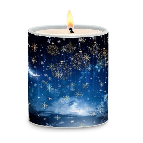 SUBLIM-ART Praying Christmas Candle Starry Night (11 Oz)