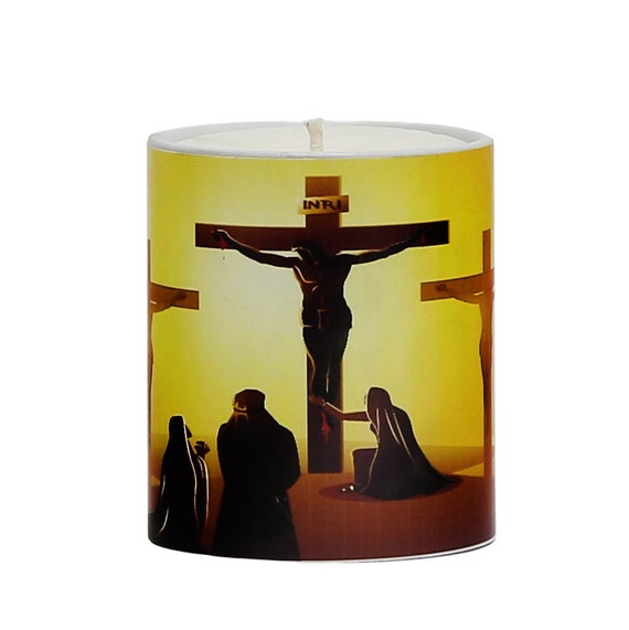 SUBLIM-ART The Easter Mount Calvary Prayer Candle (11 Oz)