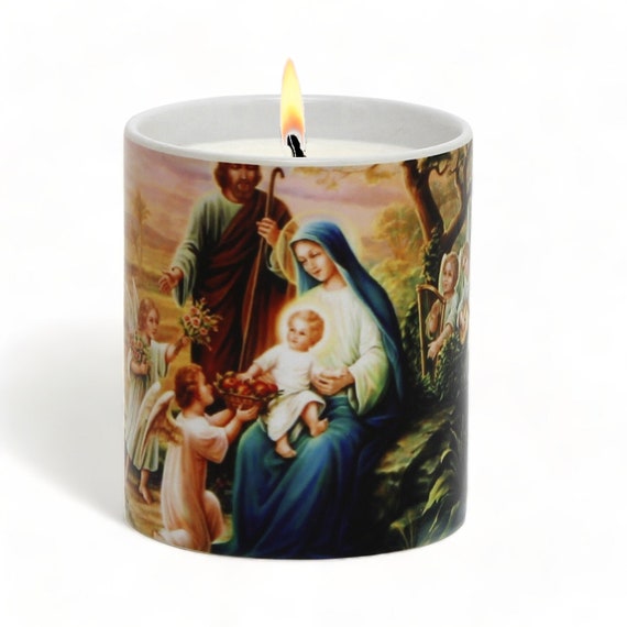 SUBLIM-ART Holy Family of Nazareth Praying Candle (11 Oz)
