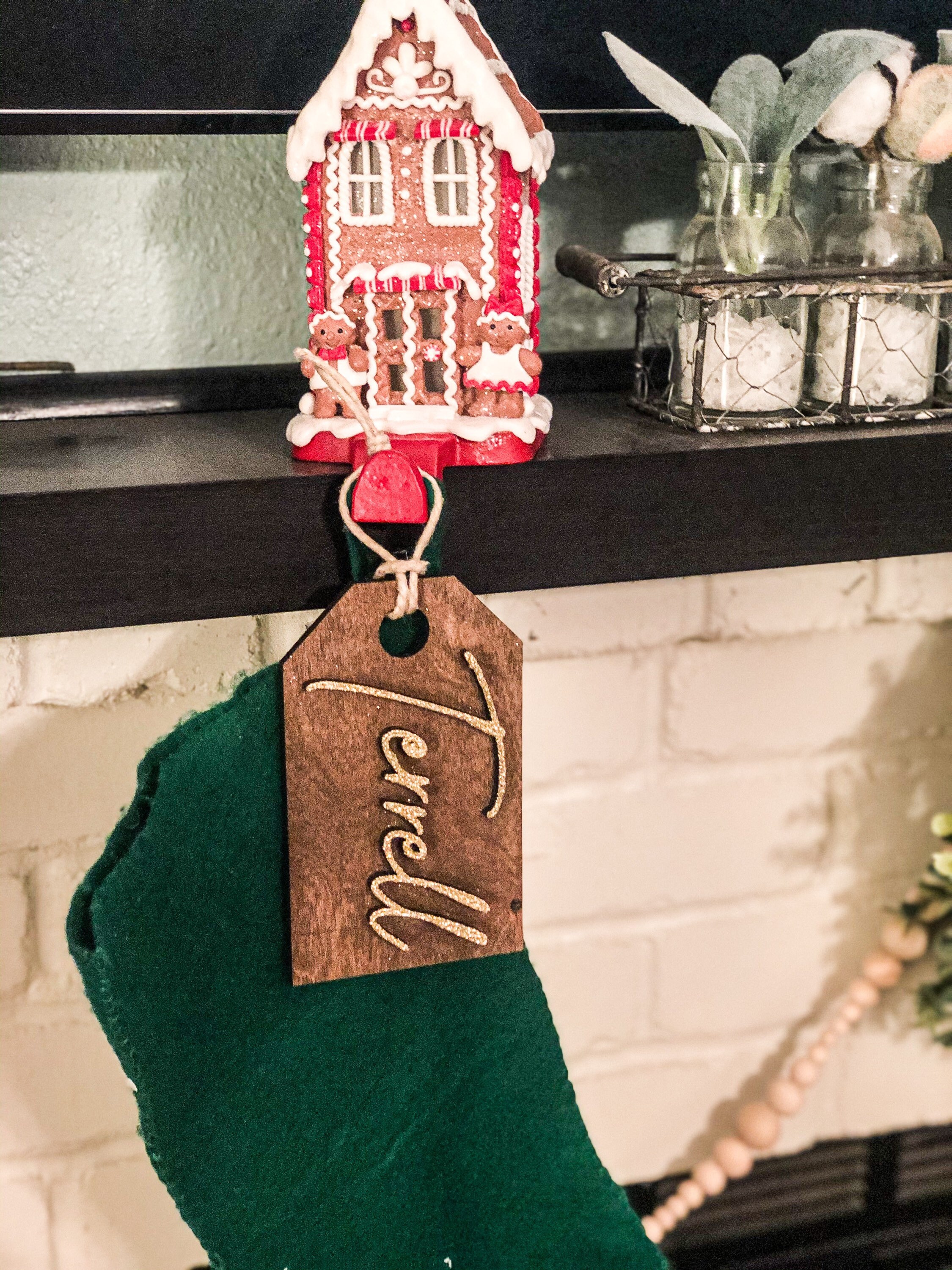 Stocking Tags Gift Tags Custom Made Farmhouse Christmas Etsy