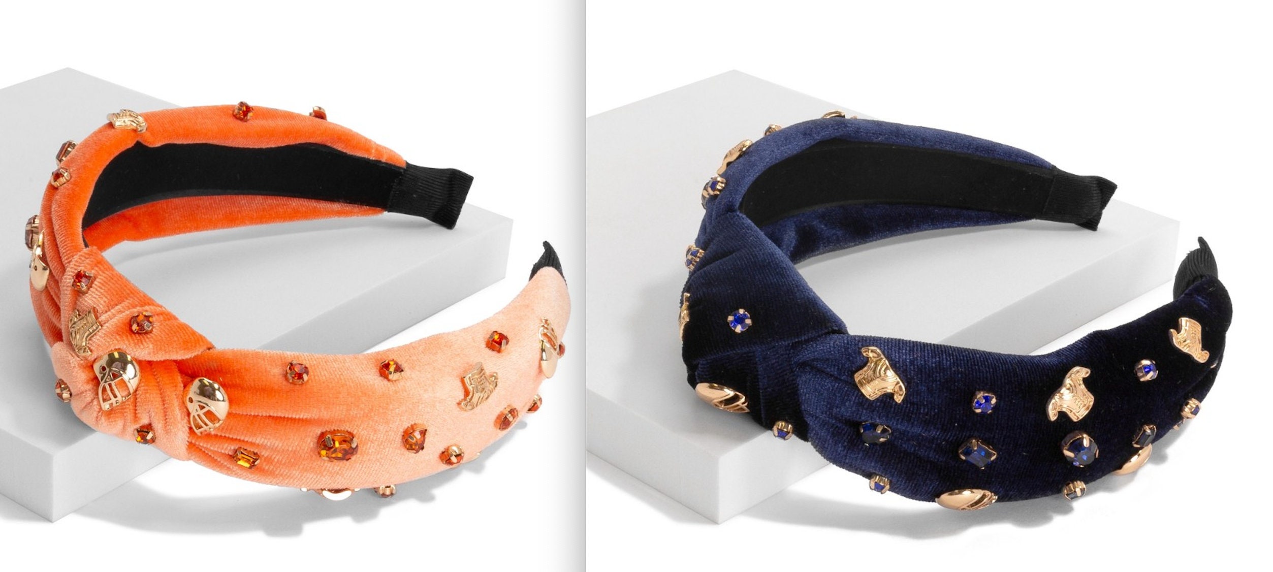 Value Headband Gameday College Set Amazon.com : ARATLENCH Game Day Sequin Headband Football  main image 2