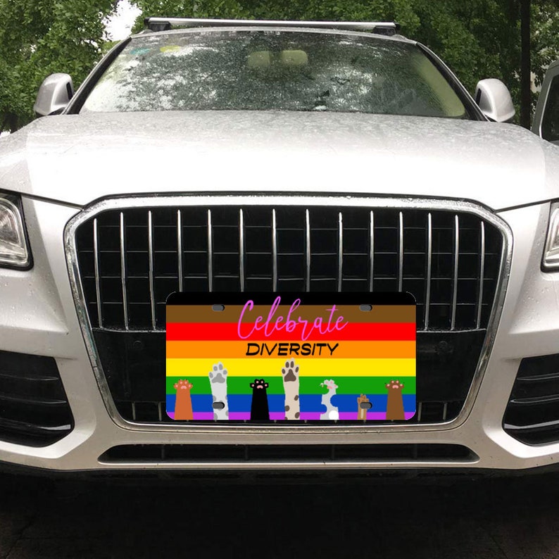 Gay Pride License Plate Aluminum Automotive Plate Tag for Etsy