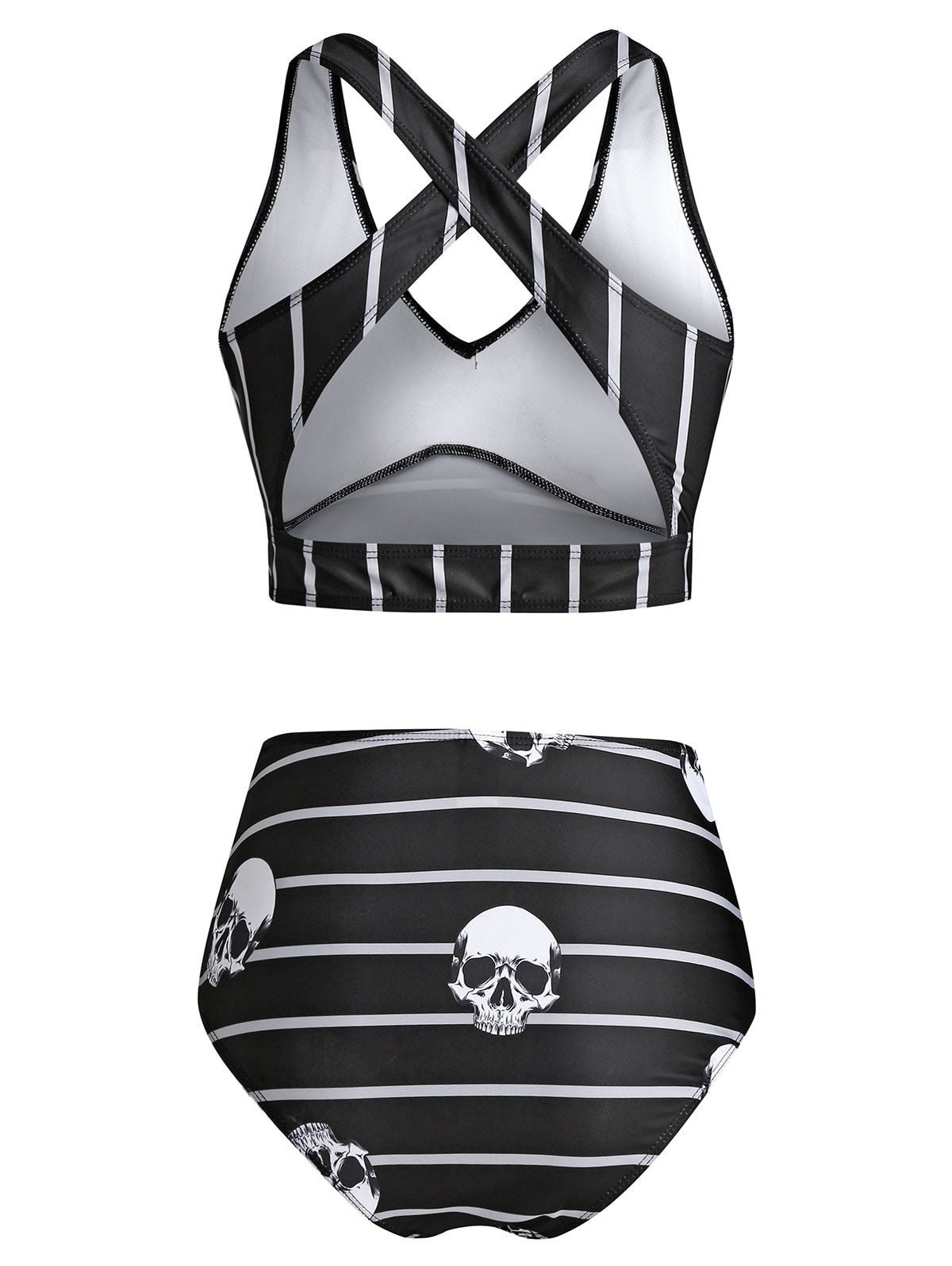 Gothic Swimsuit Plus size Skeleton Swimsuit Goth Swimwear Etsy