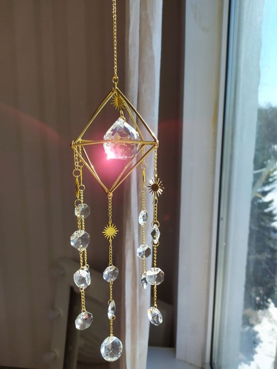 Crystal Painting Kit Window Suncatcher Art DIY Crystal Pendant