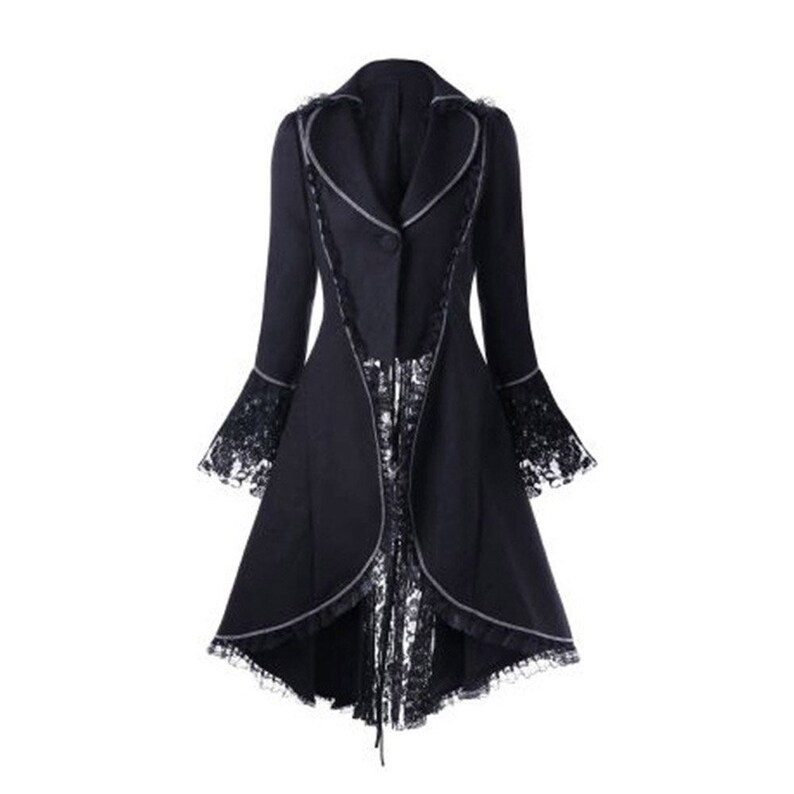 Gothic Long Coat Gothic Coat for Women Medieval Victorian - Etsy