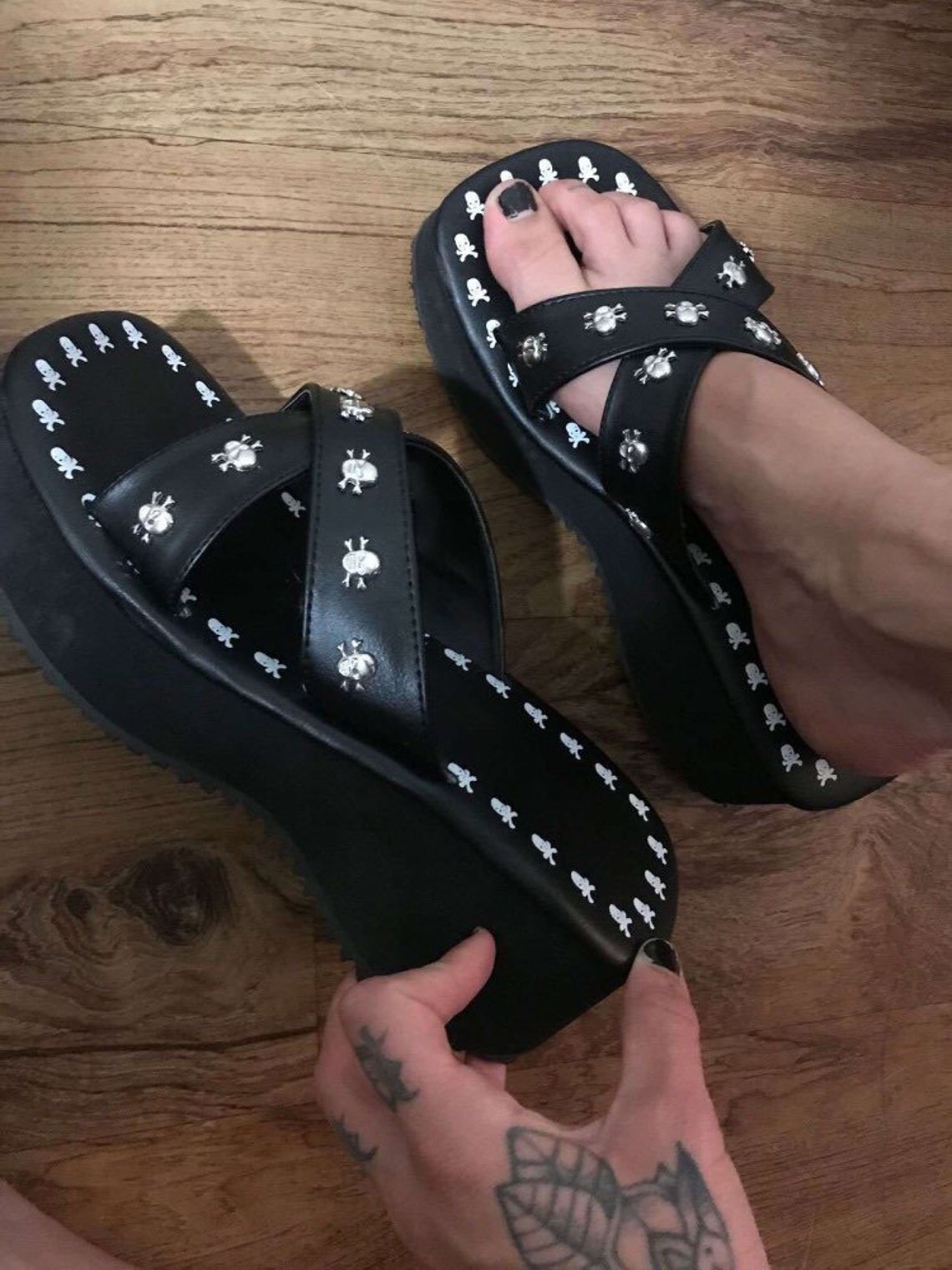 goth slippers