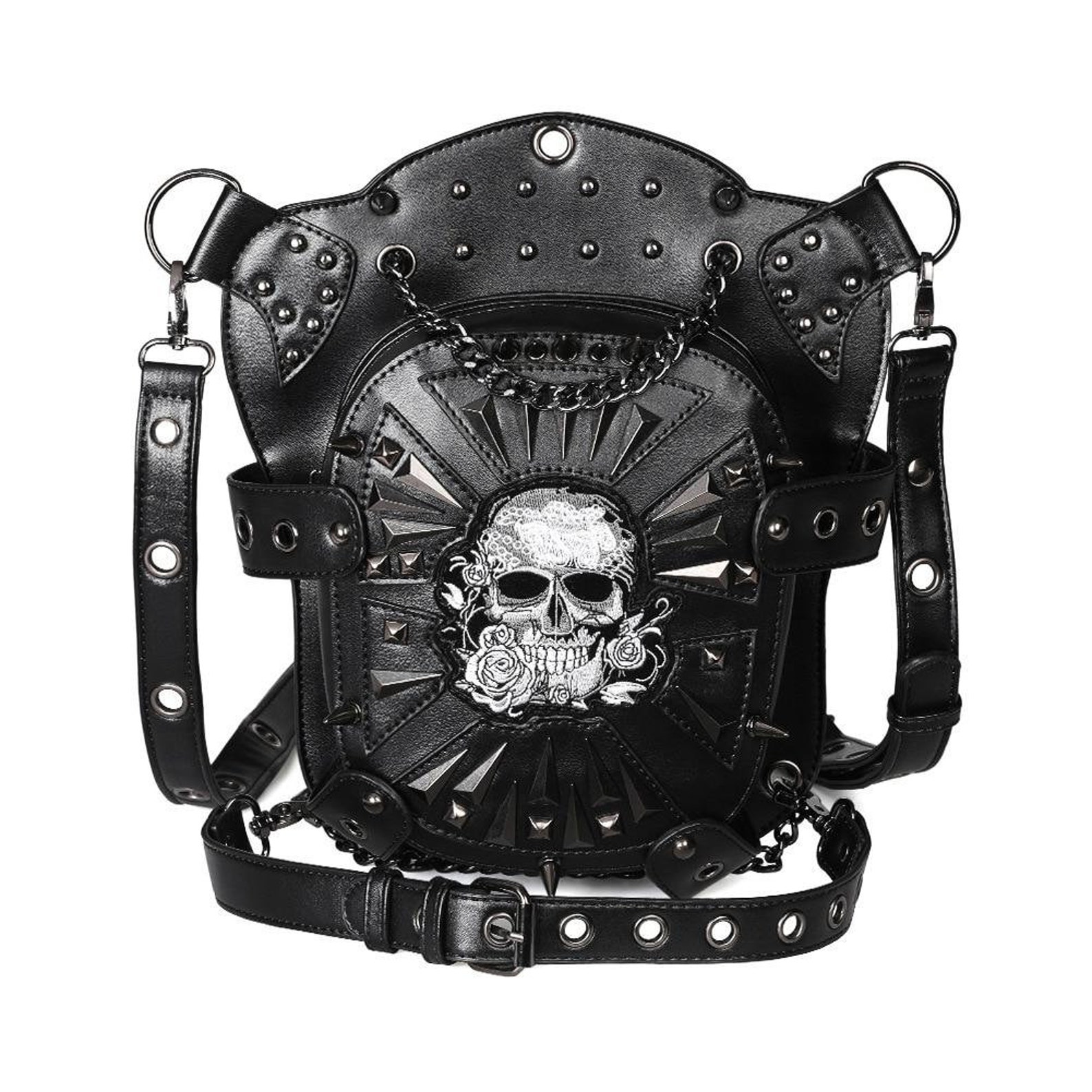 Goth Thigh Bag Goth Mens Bag Skull Leg Bag Punk Womens Bag | Etsy