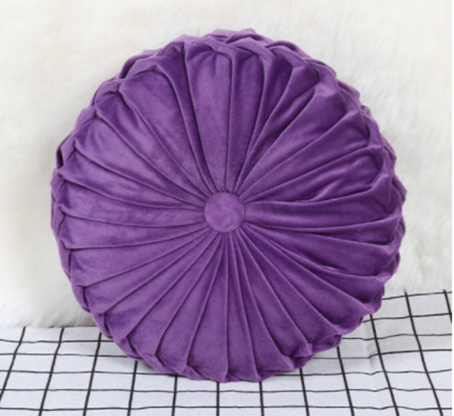 Round Velvet Pillow Round Pillow Round Velvet Cushion Etsy Canada