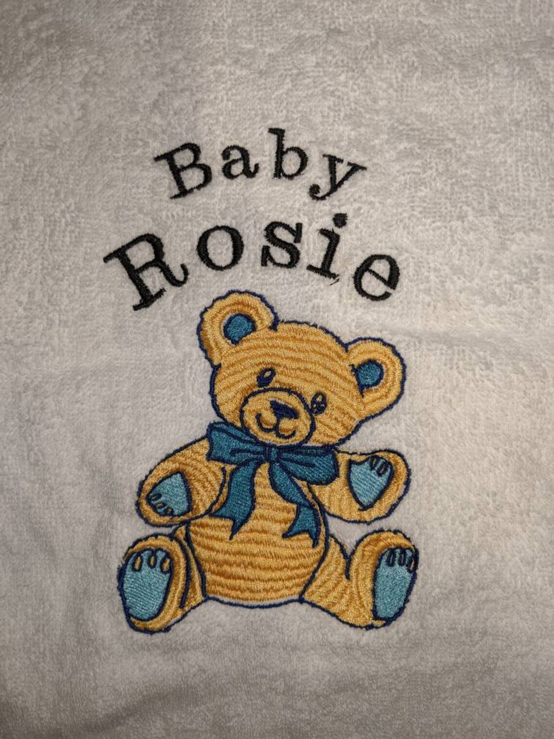 Personalized Burp Cloth with Teddy Bear Set of 3 Burp Cloths Etsy