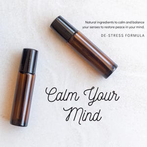 DeStress Natural Aromatherapy Perfume ~ 10ml