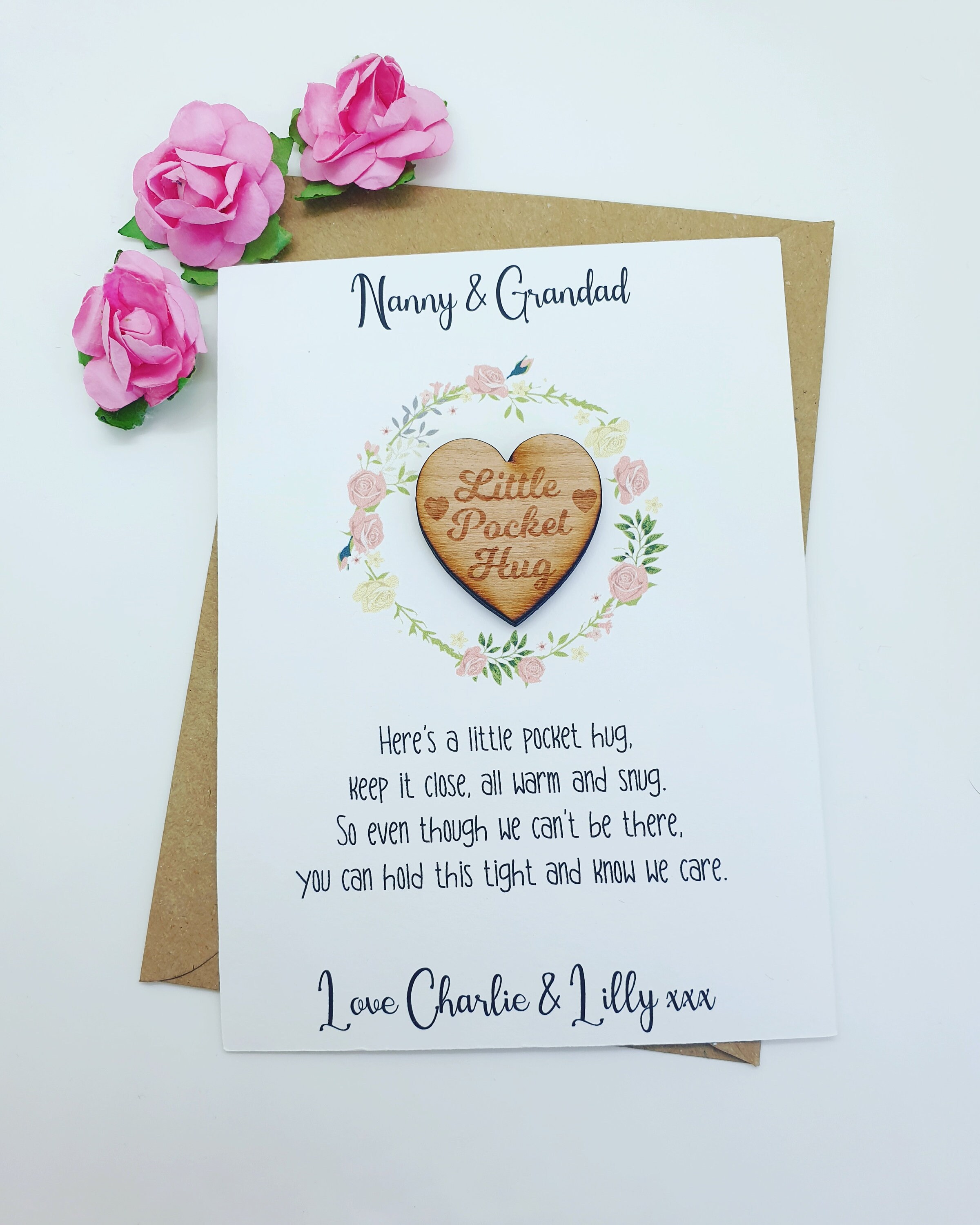 Pocket hug pocket hug and poem lock down gift give a hug Etsy