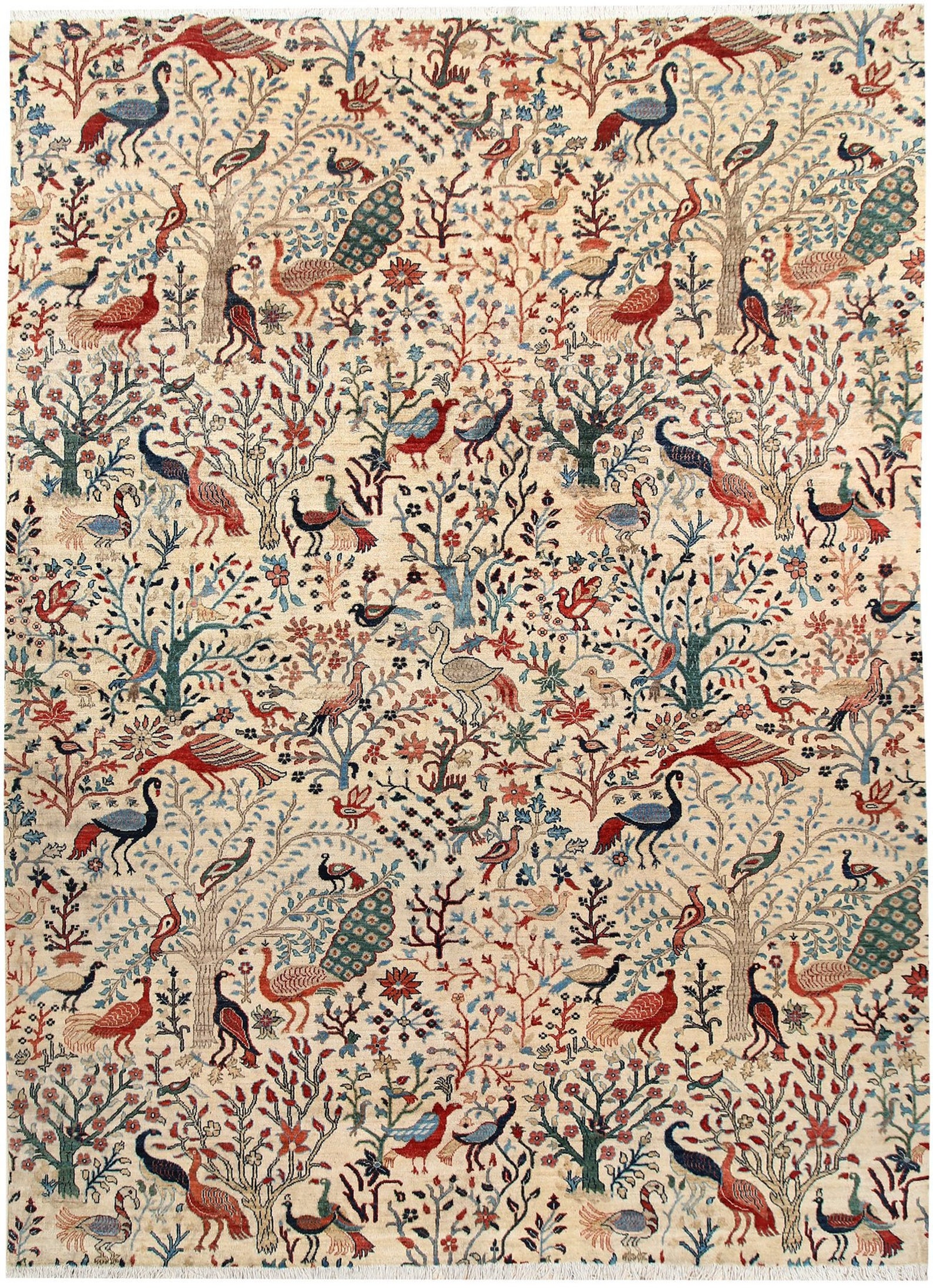 Oriental Silk Rug 9X12 Silk Wool Rug Antique Hall Rug Etsy