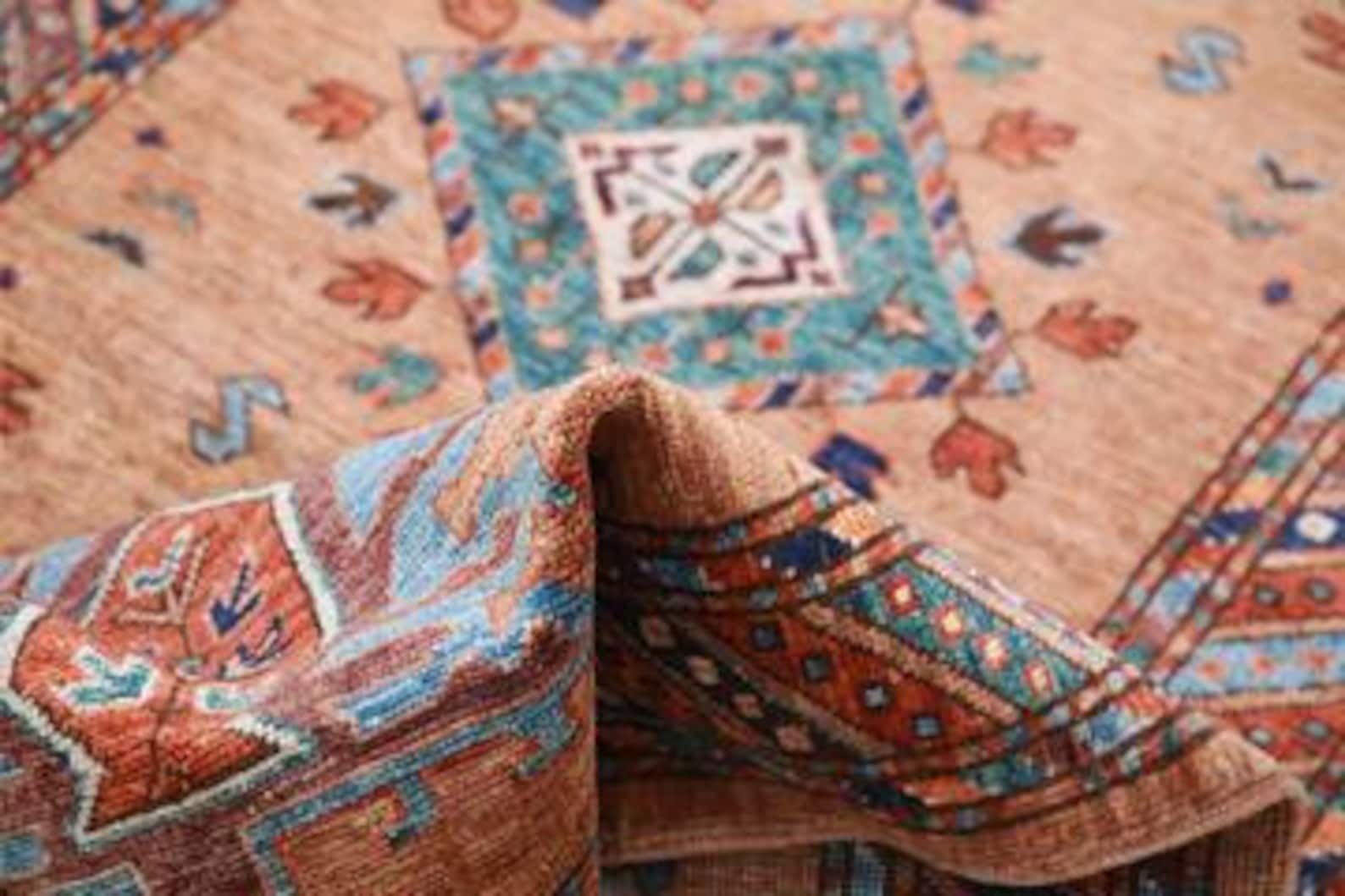 Handmade Wool Runner Rug 3X6 FT' Turkish Brown Wool Rug Etsy