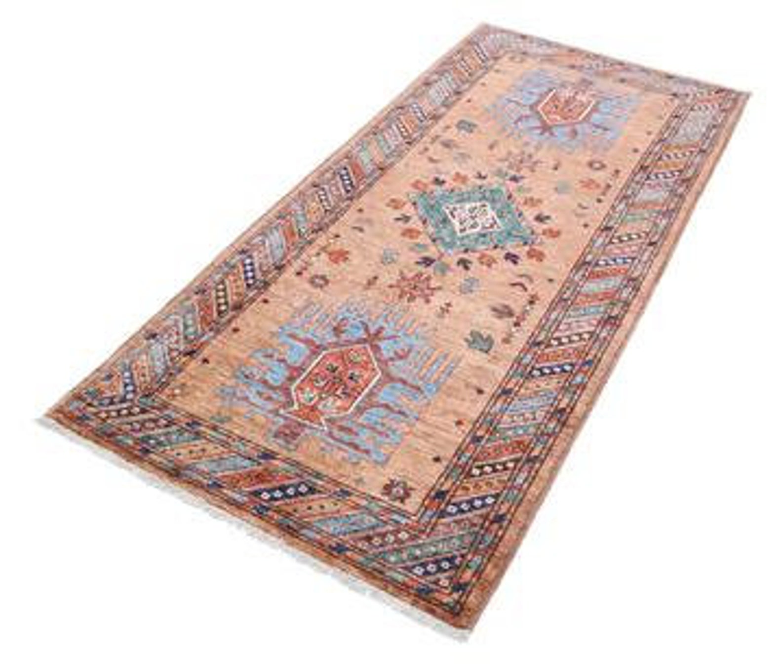 Handmade Wool Runner Rug 3X6 FT' Turkish Brown Wool Rug Etsy