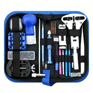 212PCS Watch Repair Tool Kit, Watch Band Link Remover & Case Opener Set, Professional Watchmaker Screwdriver Kit