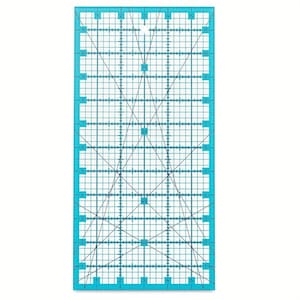 6x12 Acrylic Quilting Ruler, Clear Reversible Sewing Ruler, Slip Resistant Fabric Measuring Tool, Patchwork Cutting Guide