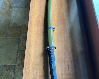 Réplica de katana japonesa de la Segunda Guerra Mundial con vaina