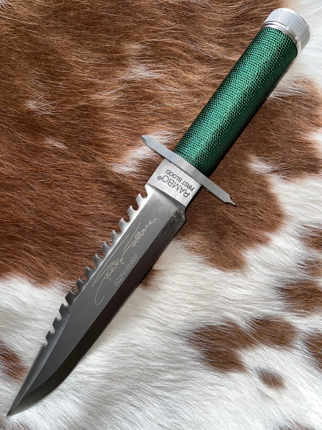 New Master Cutlery Rambo First Blood Limited Edition Survival Knife Etsy