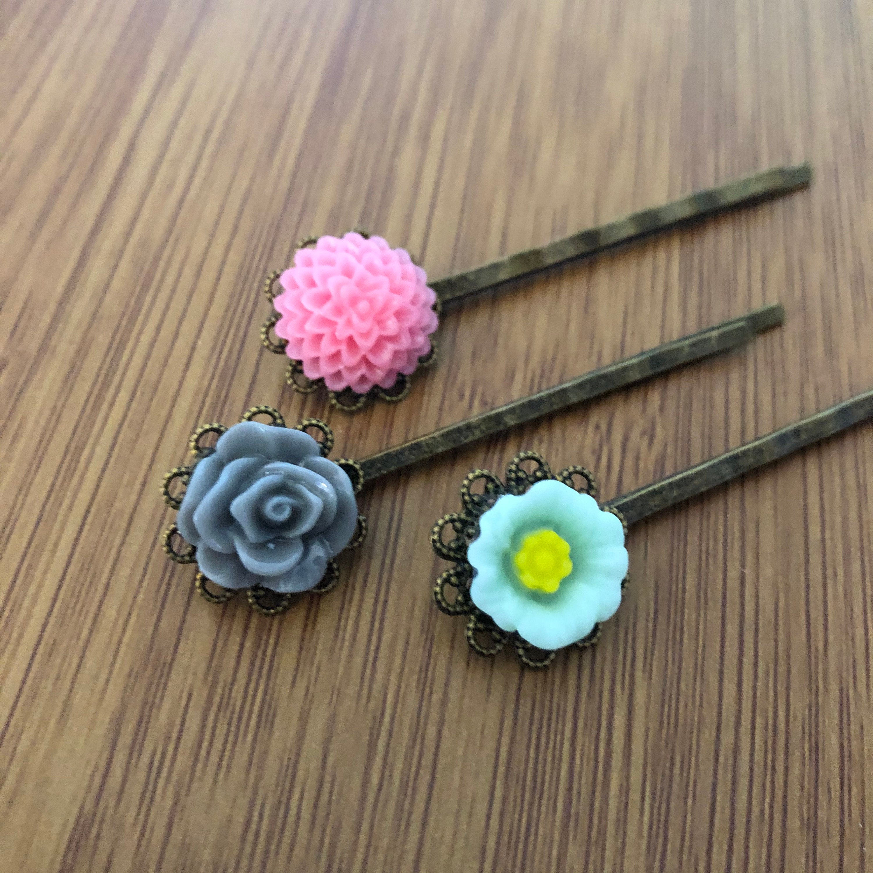 SET of 12 HAIR PINS . barrettes . hair clips . great gifting . Etsy