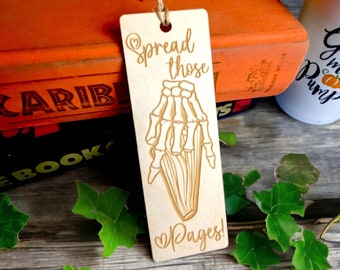 Smut Spicy Custom Engraved Bookmark with Tassel Spread Those Pages for Spicy Book Club, Booktok Gift, Bookish Gifts, and Gifts for Her