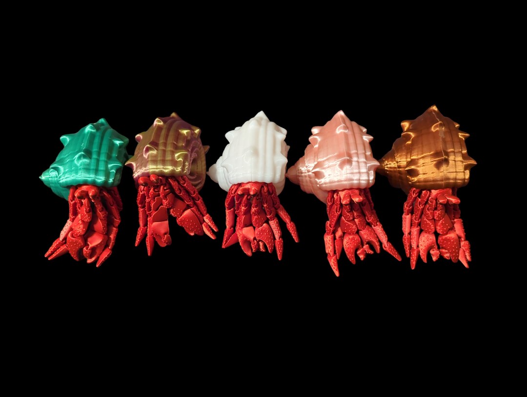 Hermit Crab Articulated Fidget With Removeable Shell - Etsy
