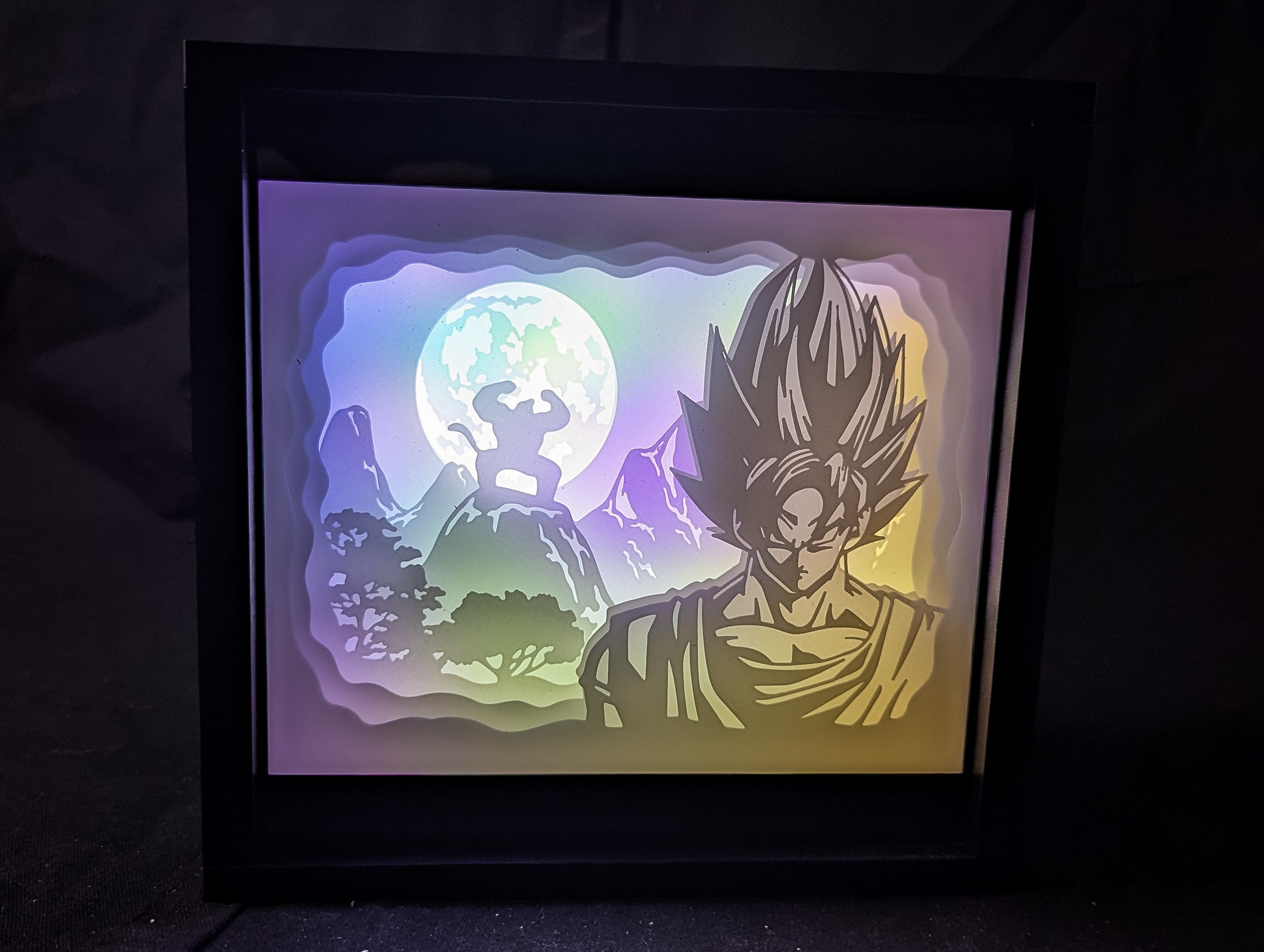 Lampe de Nuit de Dragon Ball Z Goku Super Saiyan 3 LED – Mon Enseigne  Lumineuse