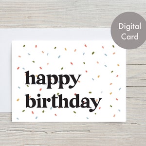Alles Gute zum Geburtstag Karte für sie, Freund Geburtstagskarte digitaler Download, druckbare Geburtstagskarte für Mitarbeiter, moderne Geburtstagskarte