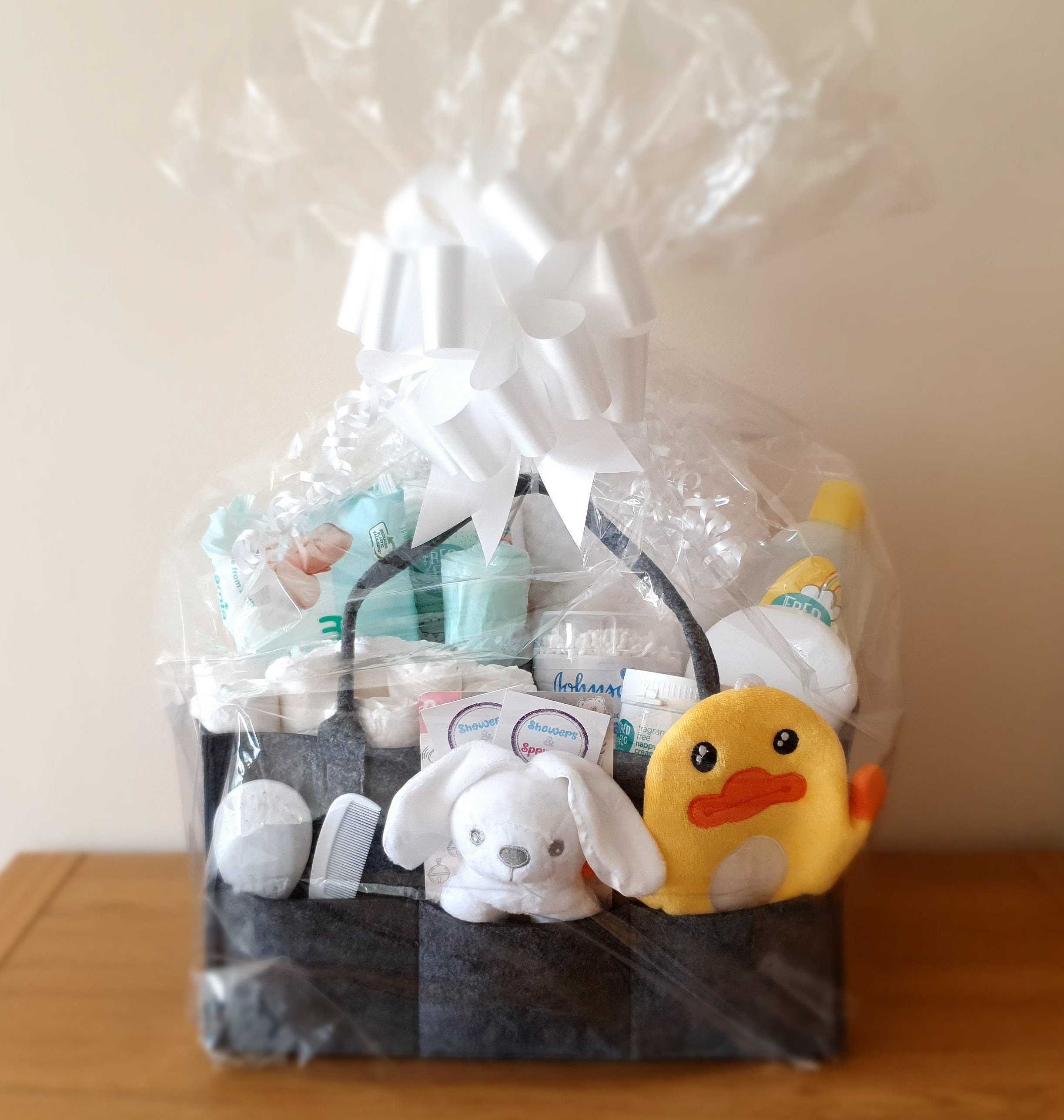 Deluxe Baby Essentials Hamper Gift Neutral. Nappy Caddy. Etsy