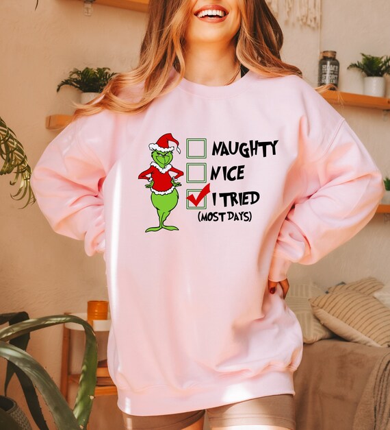 Etsy grinch sweatshirt sales