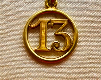 Good French antique lucky charm “13” in FIX