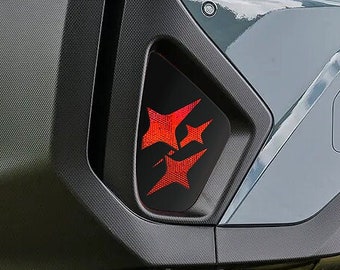 Starlit Rear Reflector Overlays ( 1 Pair ) [ Fits 2024 + Crosstrek / 2024 + Impreza Models Only ] [ Excludes Wilderness Edition ]