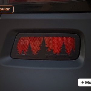 Forest Rear Reflector Overlays ( 1 Pair ) [ Fits 2022 + Outback Wilderness (OBW) / 2023 + Outback Models Only ]