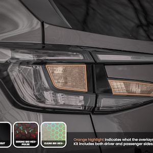 Taillight Tint Overlay Kit (3 Finishes Available) [ Fits 2024 + Crosstrek / Crosstrek Wilderness / Impreza Models ]